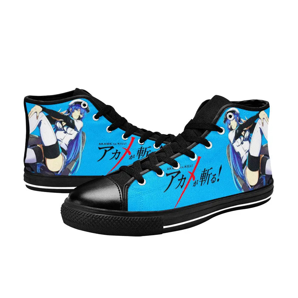 Akame ga Kill Esdeath Custom High Top Sneakers Shoes