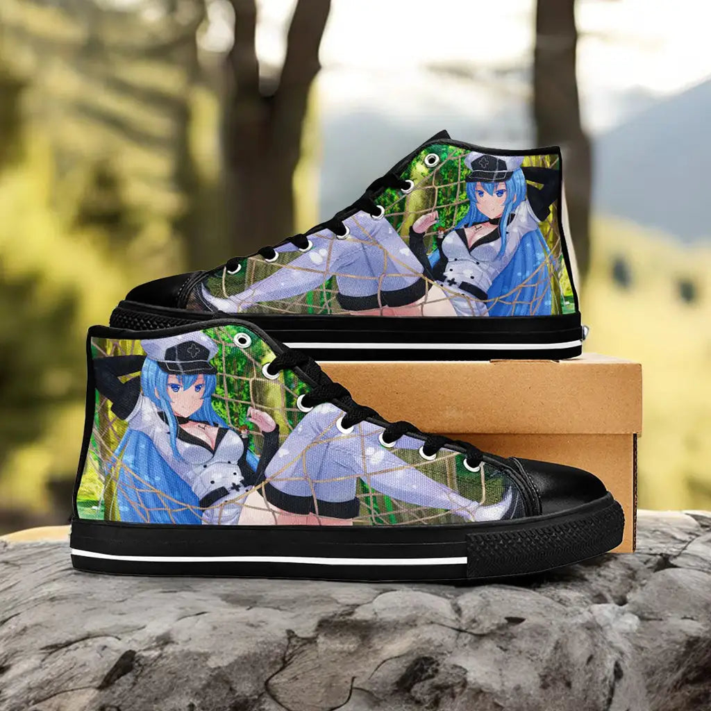 Akame ga Kill Esdeath Custom High Top Sneakers Shoes