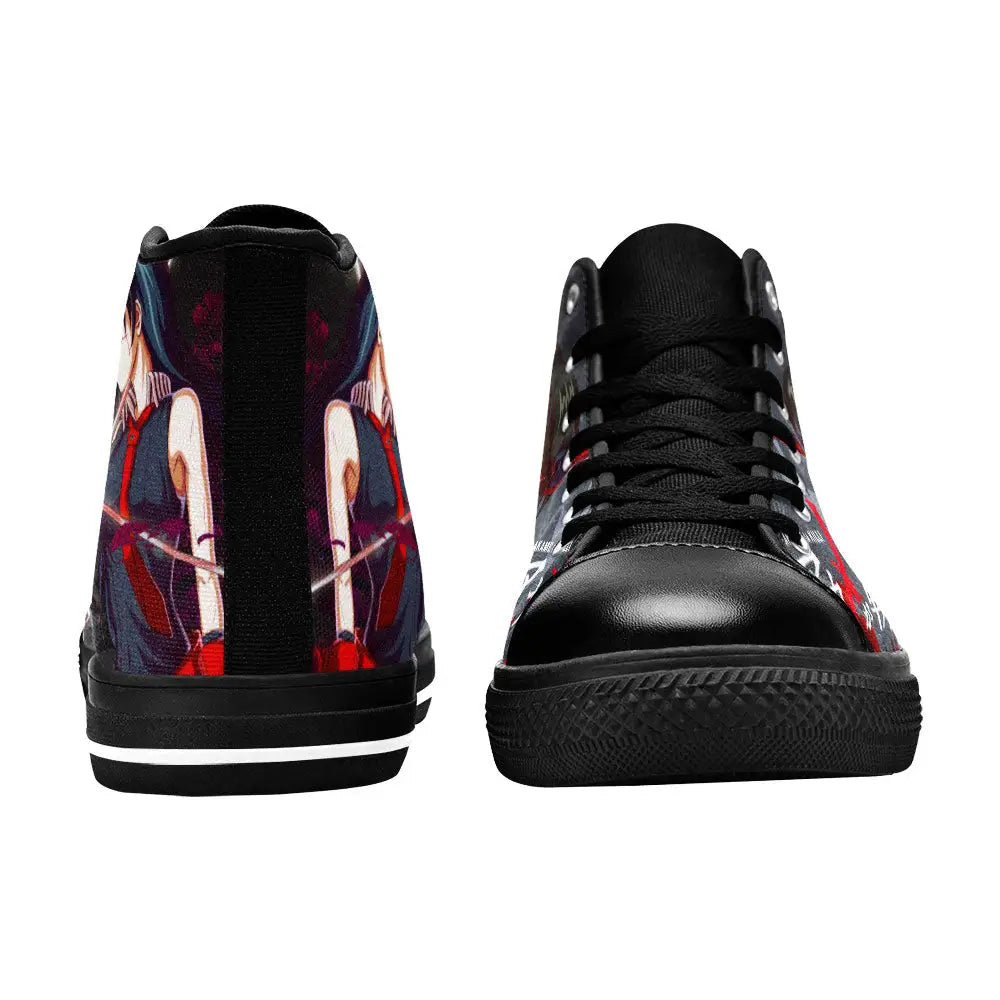 Akame ga Kill Kurome Custom High Top Sneakers Shoes