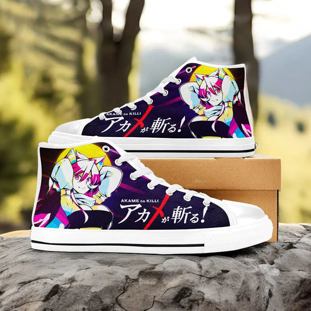 Akame ga Kill Leone Custom High Top Sneakers Shoes