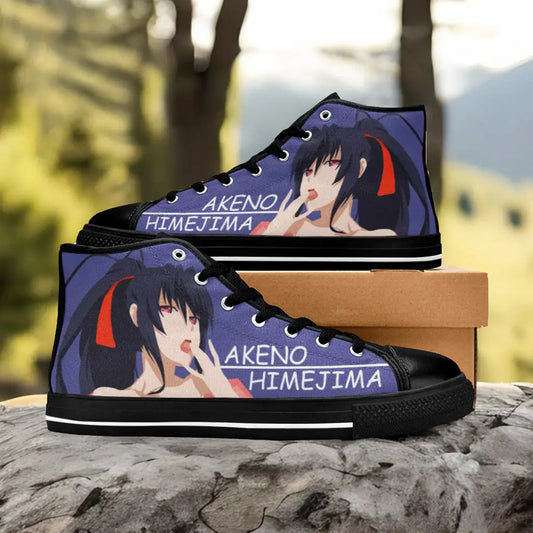 Akeno Himejima High School DxD Custom High Top Sneakers Shoes