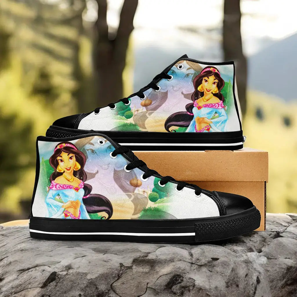 Aladdin Princess Jasmine Custom High Top Sneakers Shoes