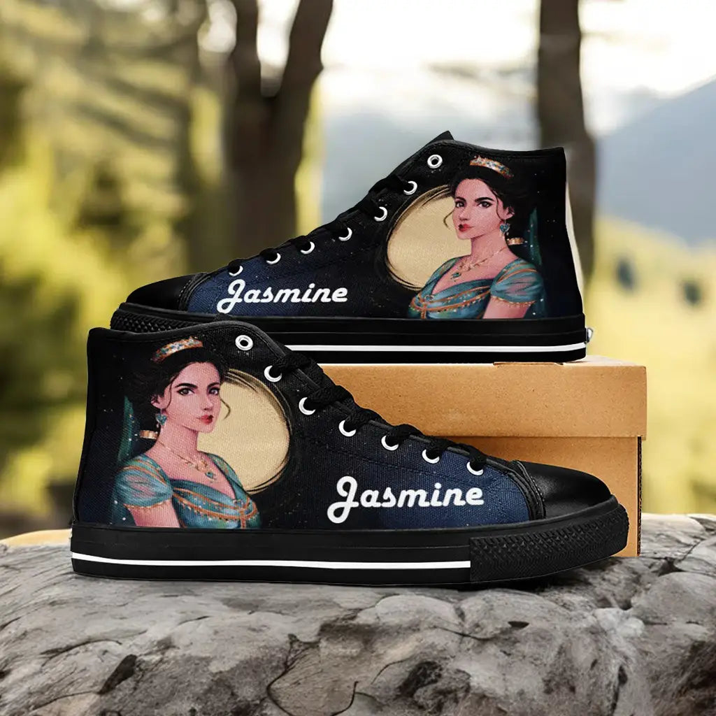 Aladdin Princess Jasmine Custom High Top Sneakers Shoes