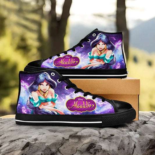 Aladdin Princess Jasmine Custom High Top Sneakers Shoes