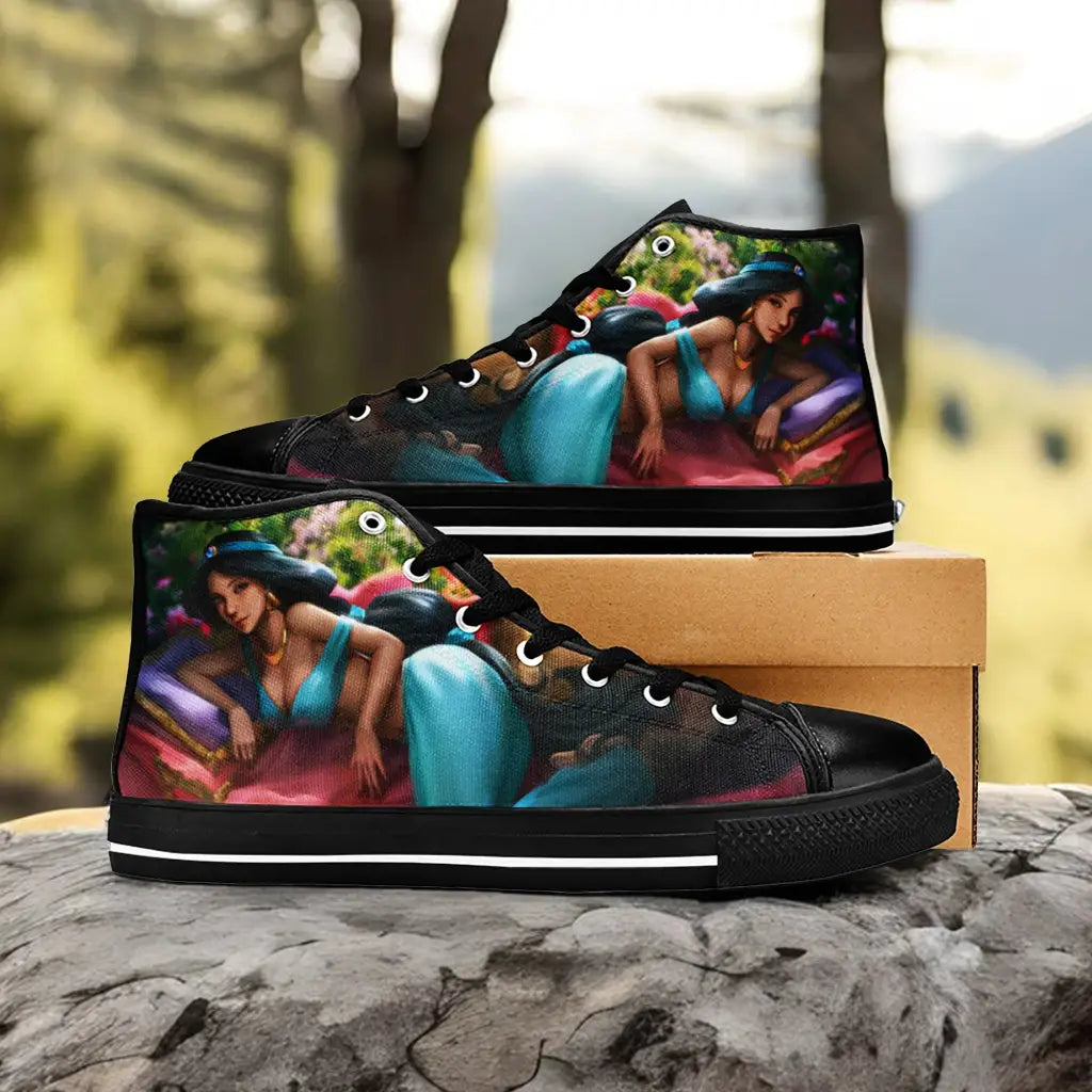 Aladdin Princess Jasmine Custom High Top Sneakers Shoes