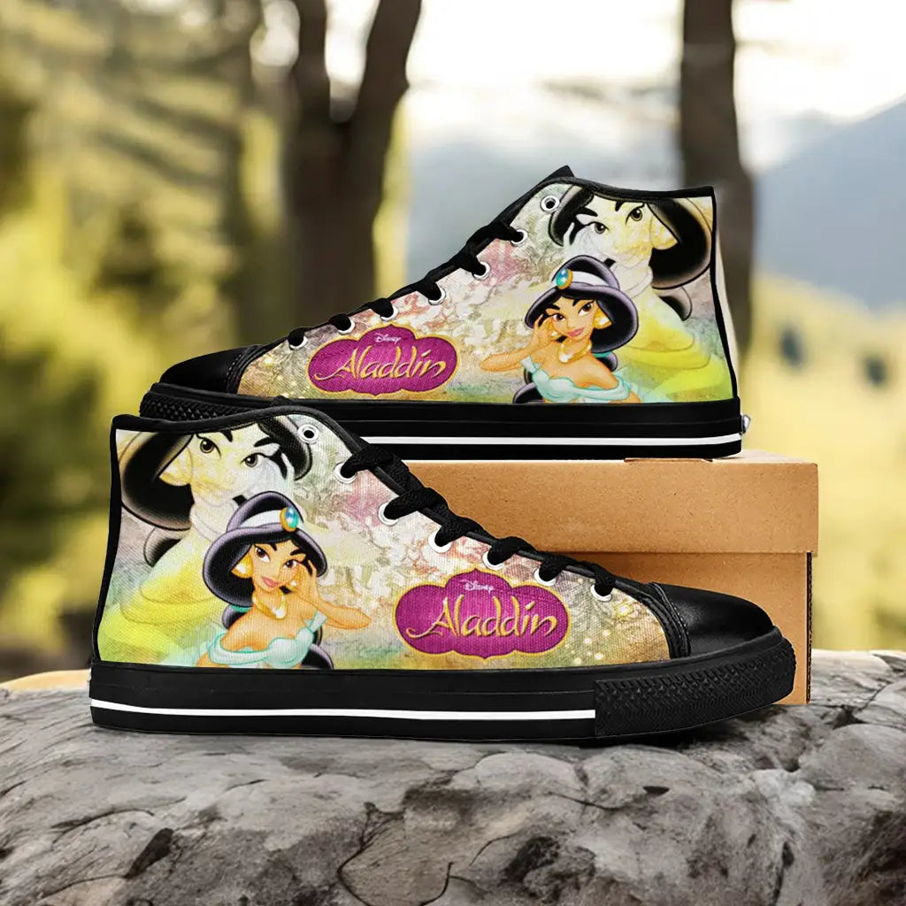 Aladdin Princess Jasmine Custom High Top Sneakers Shoes