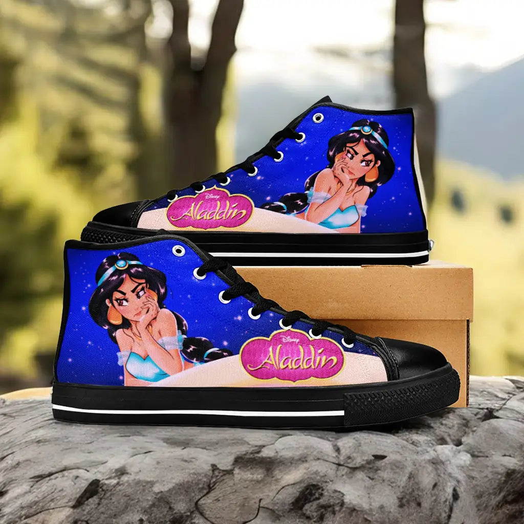 Aladdin Princess Jasmine Custom High Top Sneakers Shoes