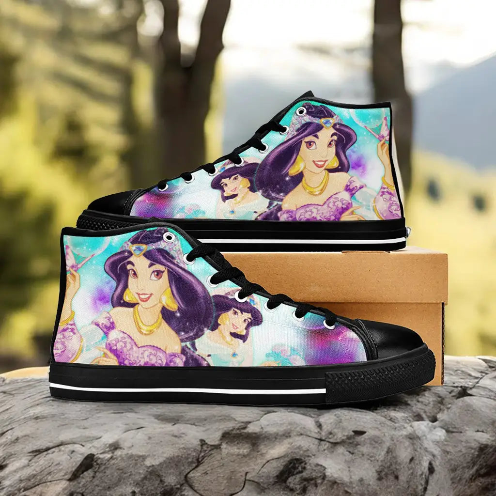 Aladdin Princess Jasmine Custom High Top Sneakers Shoes