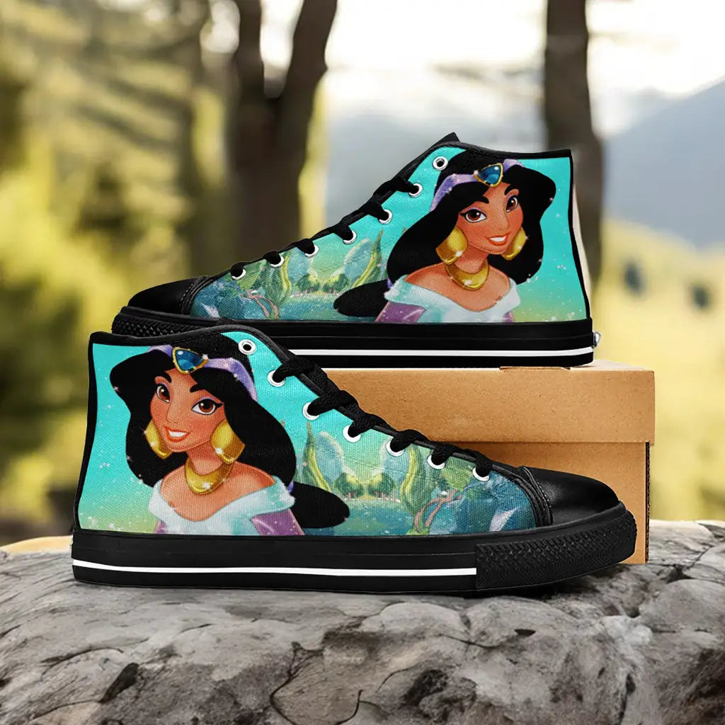 Aladdin Princess Jasmine Custom High Top Sneakers Shoes