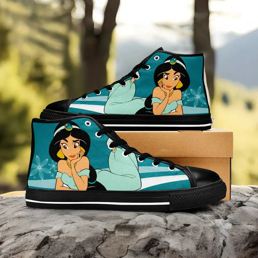 Aladdin Princess Jasmine Custom High Top Sneakers Shoes