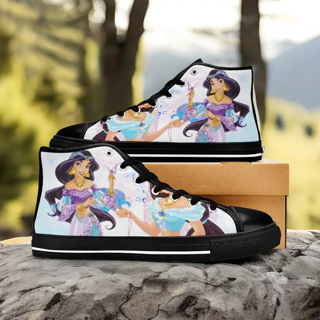 Aladdin Princess Jasmine Custom High Top Sneakers Shoes