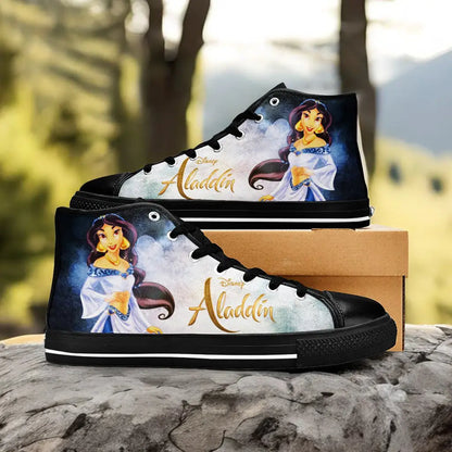 Aladdin Princess Jasmine Custom High Top Sneakers Shoes