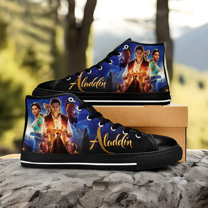 Aladdin Princess Jasmine Custom High Top Sneakers Shoes