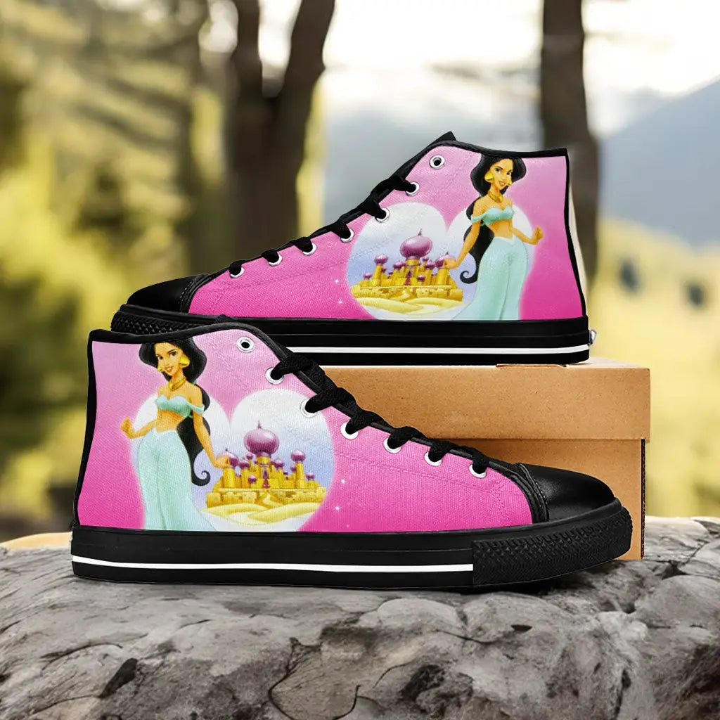 Aladdin Princess Jasmine Custom High Top Sneakers Shoes