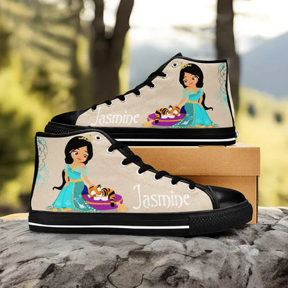 Aladdin Princess Jasmine Custom High Top Sneakers Shoes