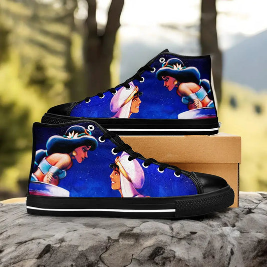 Aladdin Princess Jasmine Custom High Top Sneakers Shoes