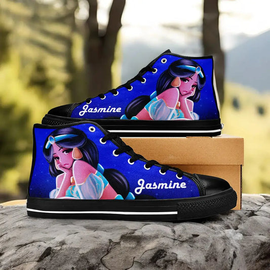 Aladdin Princess Jasmine Custom High Top Sneakers Shoes