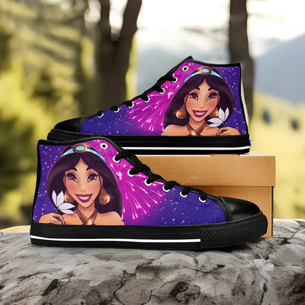 Aladdin Princess Jasmine Custom High Top Sneakers Shoes