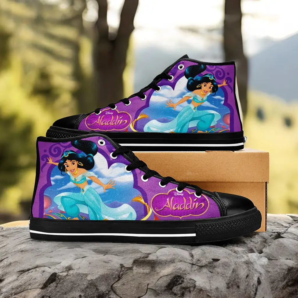 Aladdin Princess Jasmine Custom High Top Sneakers Shoes