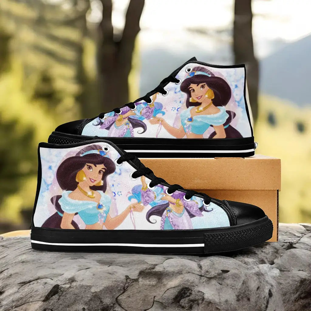 Aladdin Princess Jasmine Custom High Top Sneakers Shoes