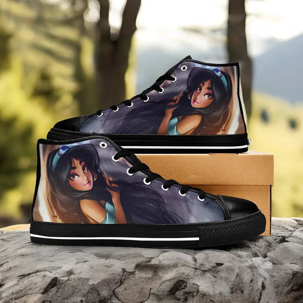 Aladdin Princess Jasmine Custom High Top Sneakers Shoes