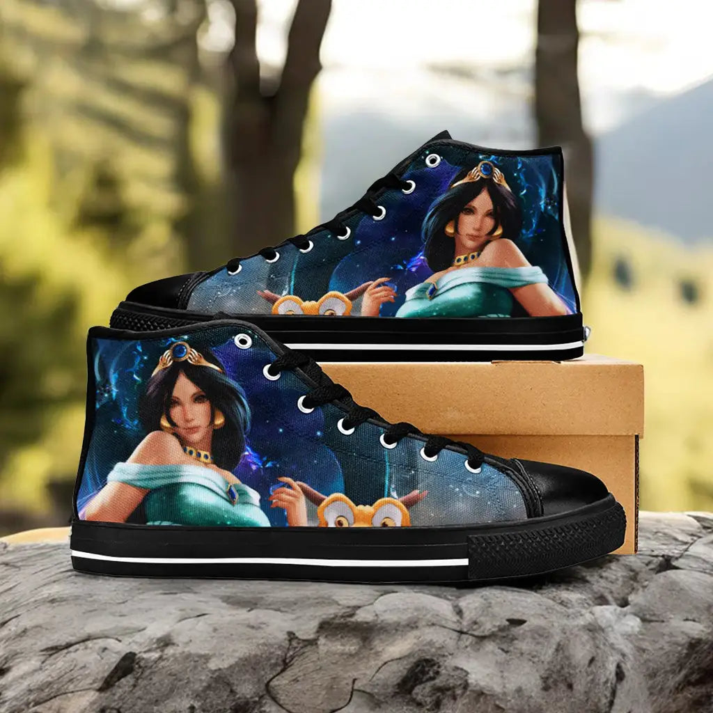 Aladdin Princess Jasmine Custom High Top Sneakers Shoes