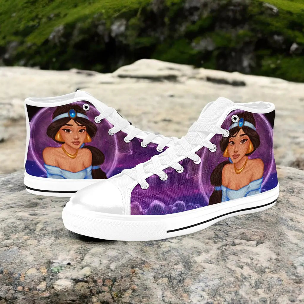 Aladdin Princess Jasmine Custom High Top Sneakers Shoes