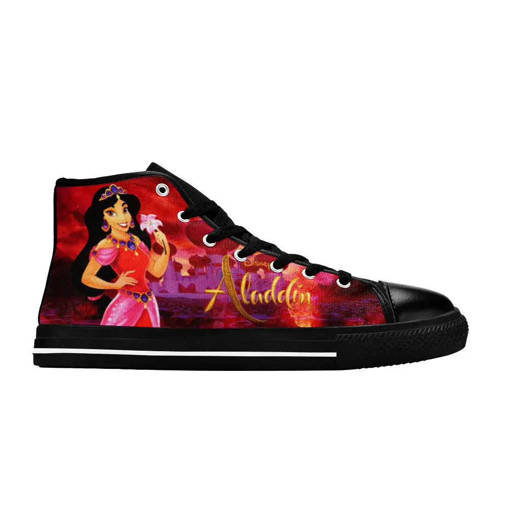 Aladdin Princess Jasmine Custom High Top Sneakers Shoes