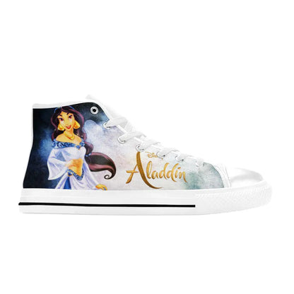 Aladdin Princess Jasmine Custom High Top Sneakers Shoes