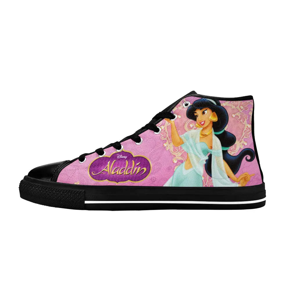 Aladdin Princess Jasmine Custom High Top Sneakers Shoes