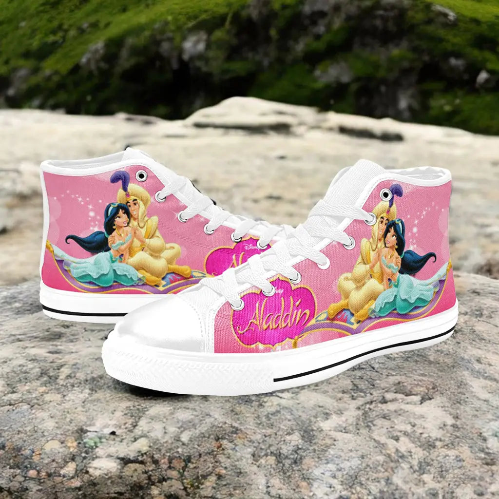 Aladdin Princess Jasmine Custom High Top Sneakers Shoes