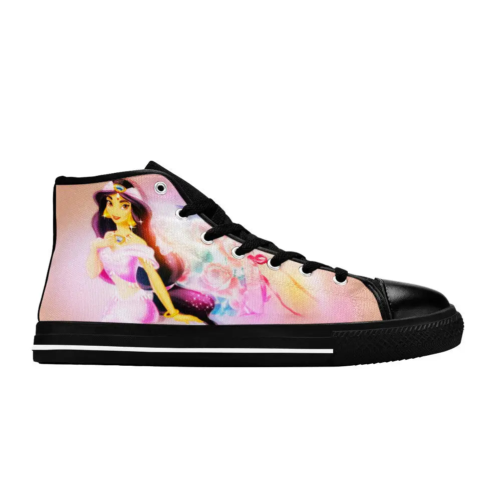 Aladdin Princess Jasmine Custom High Top Sneakers Shoes