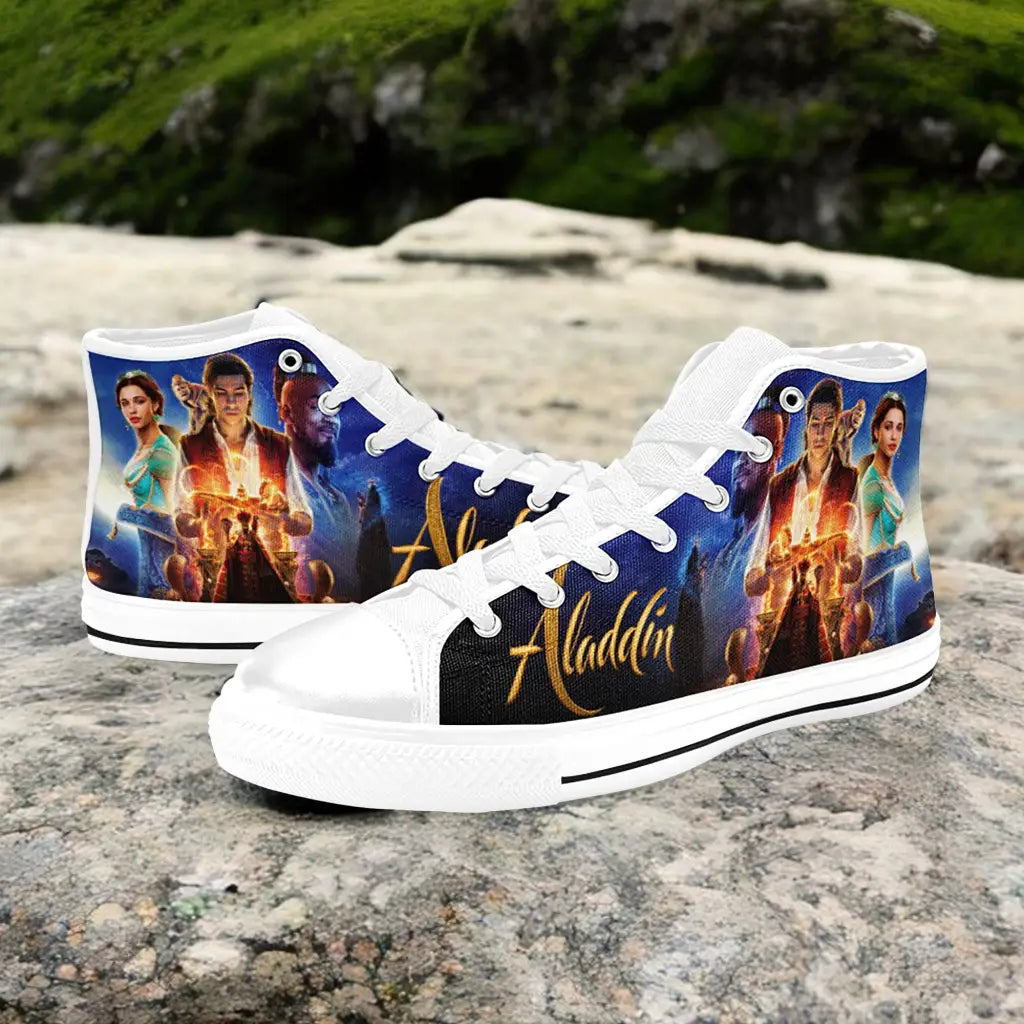 Aladdin Princess Jasmine Custom High Top Sneakers Shoes