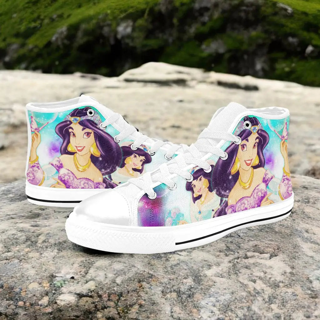 Aladdin Princess Jasmine Custom High Top Sneakers Shoes