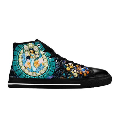 Aladdin Princess Jasmine Custom High Top Sneakers Shoes