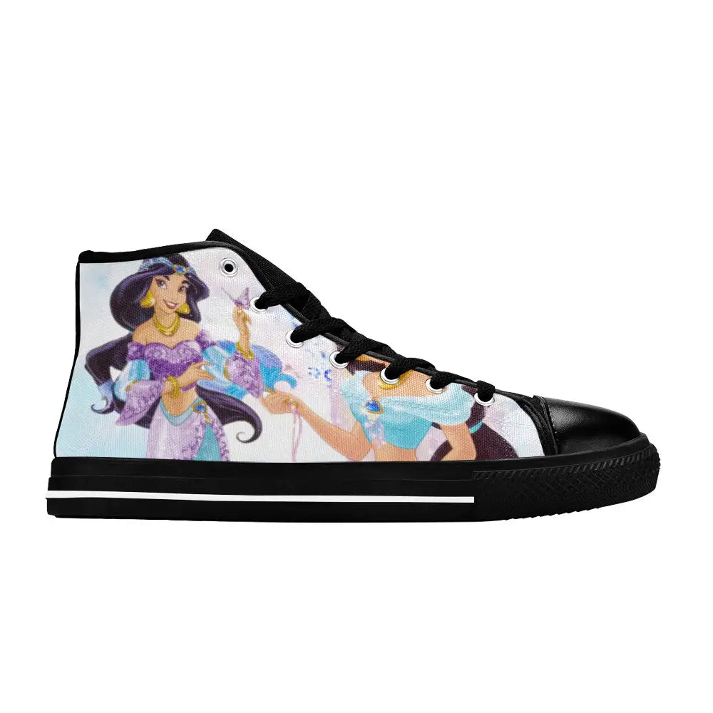 Aladdin Princess Jasmine Custom High Top Sneakers Shoes