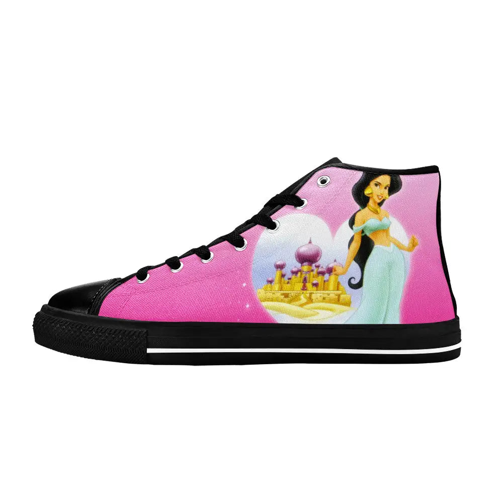 Aladdin Princess Jasmine Custom High Top Sneakers Shoes