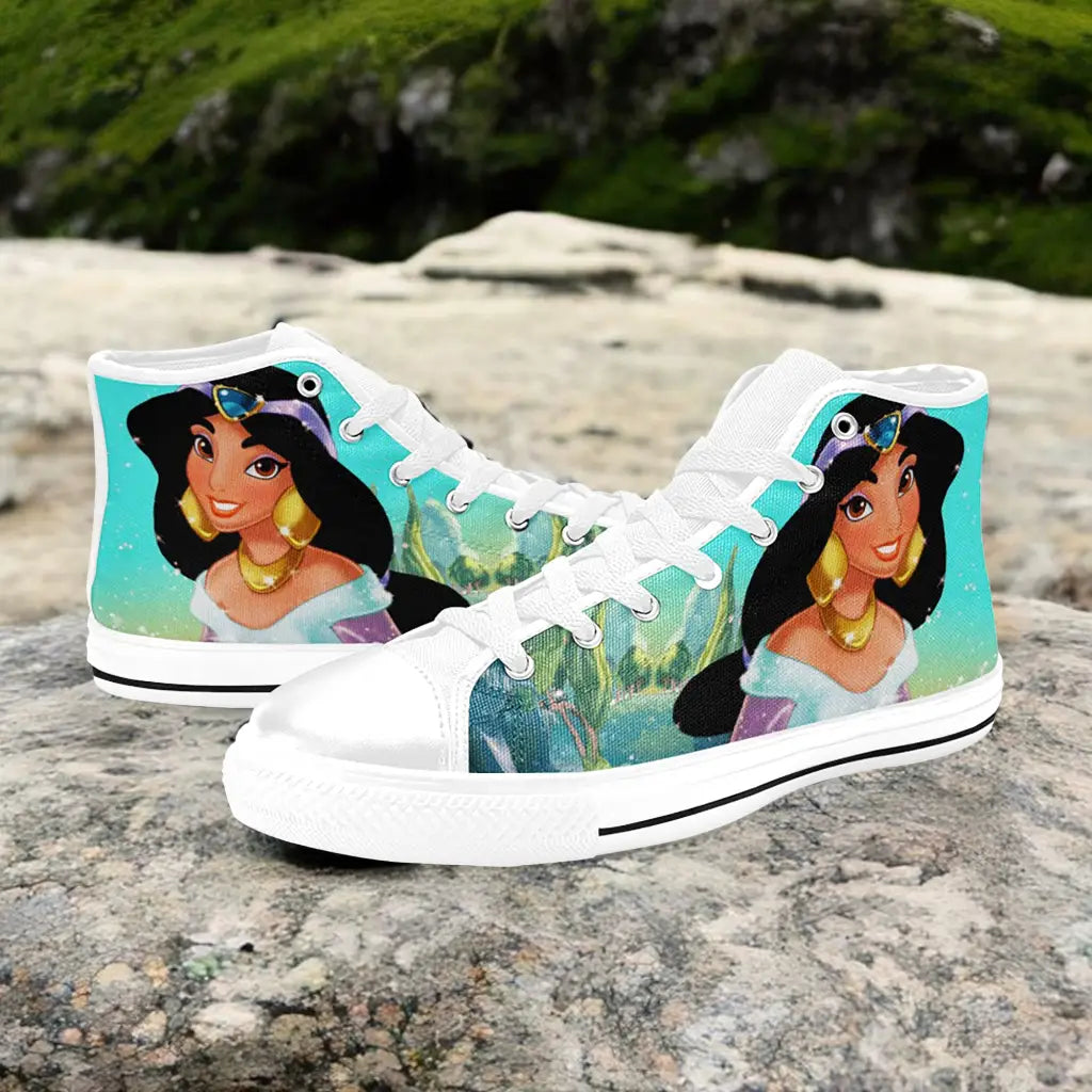 Aladdin Princess Jasmine Custom High Top Sneakers Shoes