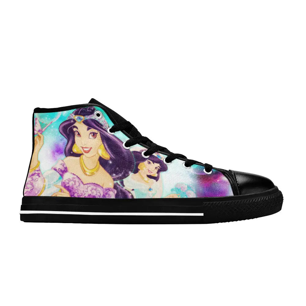 Aladdin Princess Jasmine Custom High Top Sneakers Shoes