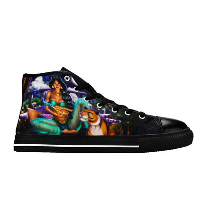 Aladdin Princess Jasmine Custom High Top Sneakers Shoes