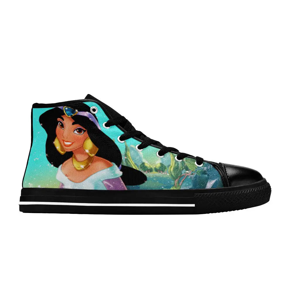 Aladdin Princess Jasmine Custom High Top Sneakers Shoes