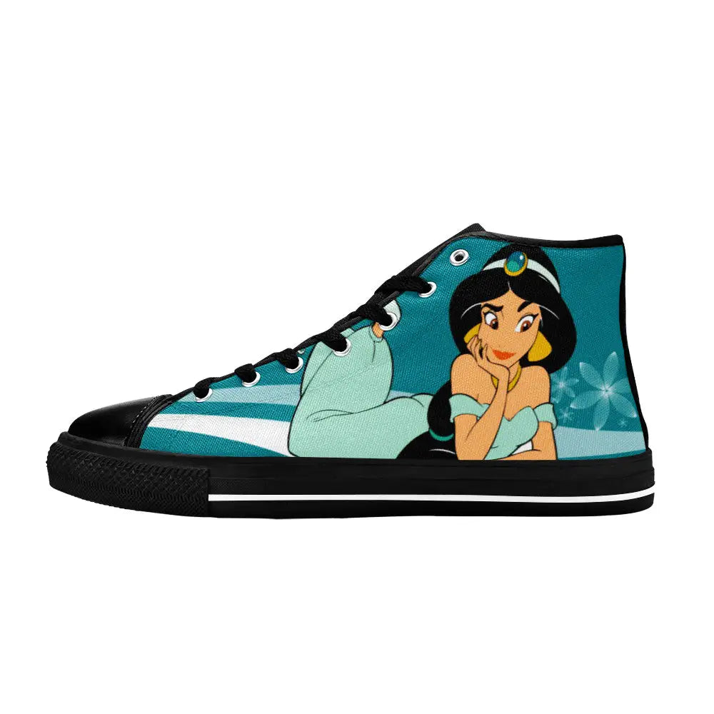 Aladdin Princess Jasmine Custom High Top Sneakers Shoes