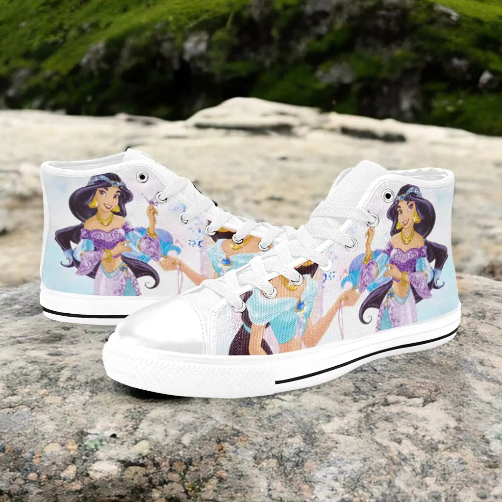 Aladdin Princess Jasmine Custom High Top Sneakers Shoes