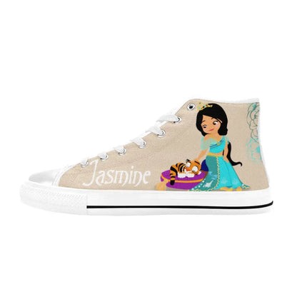 Aladdin Princess Jasmine Custom High Top Sneakers Shoes