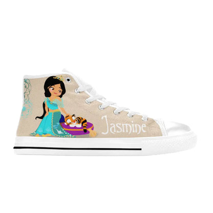 Aladdin Princess Jasmine Custom High Top Sneakers Shoes