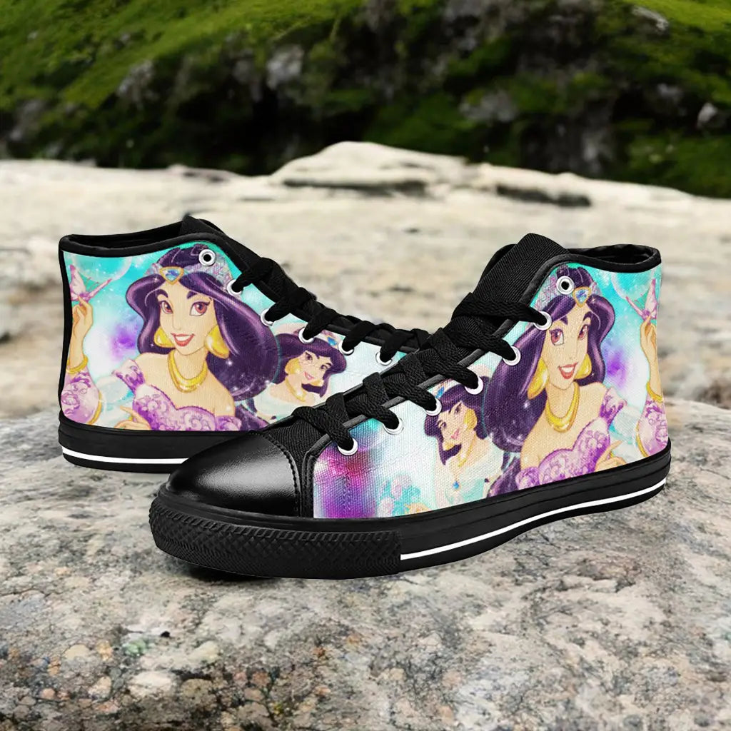 Aladdin Princess Jasmine Custom High Top Sneakers Shoes