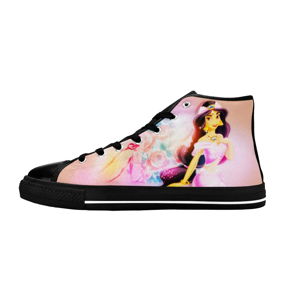 Aladdin Princess Jasmine Custom High Top Sneakers Shoes