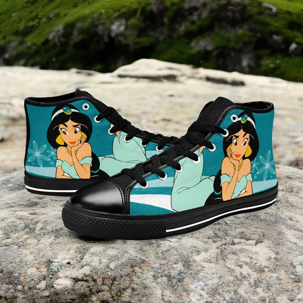 Aladdin Princess Jasmine Custom High Top Sneakers Shoes