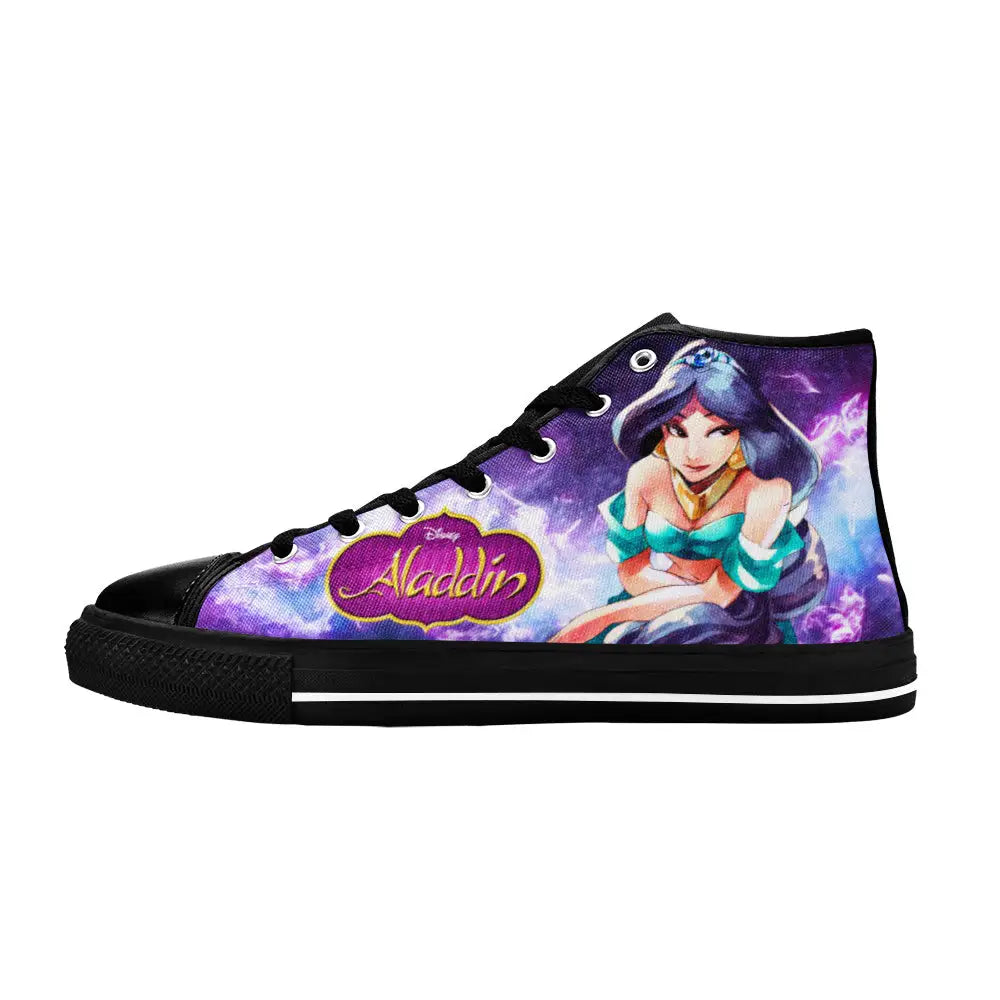 Aladdin Princess Jasmine Custom High Top Sneakers Shoes