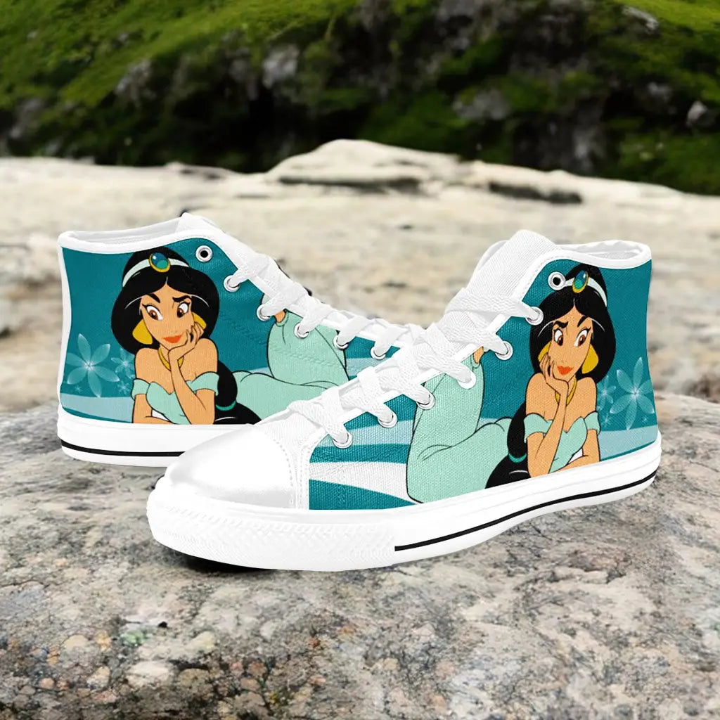 Aladdin Princess Jasmine Custom High Top Sneakers Shoes